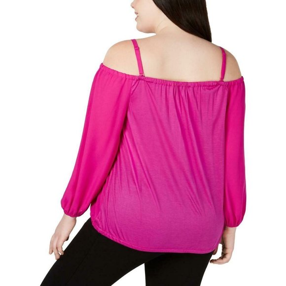 INC Off The Shoulder Blouse Plus Size 2X Brand NWT - Picture 2 of 3